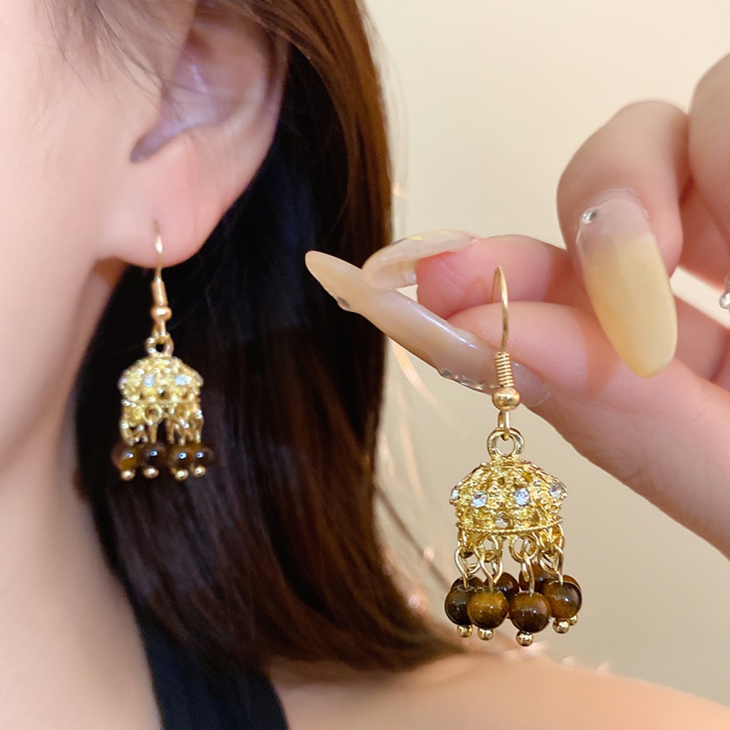 Boho Jhumka Bell‑Shaped Dangle - Indian Wedding Supply 评论和价格