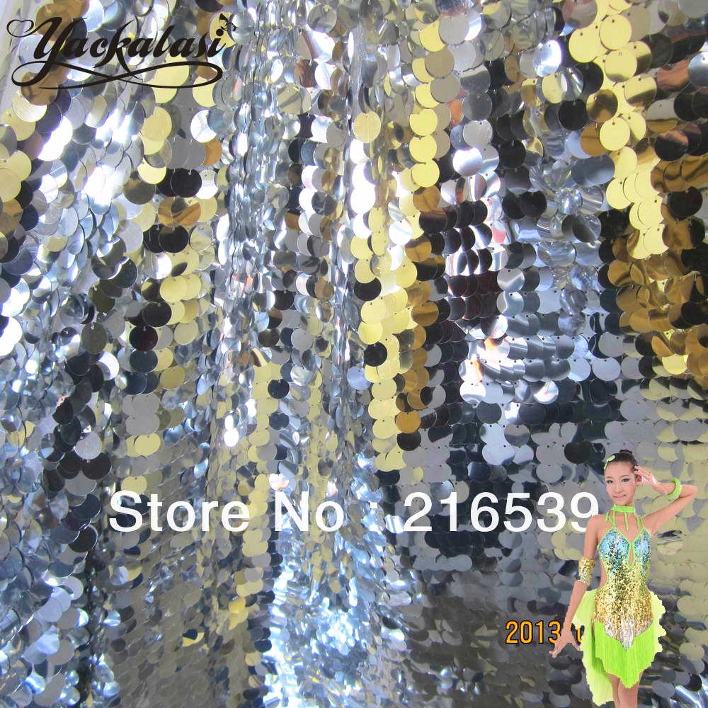 1 Yard Sequined Lace Fabric Bi - Table Runner Sequin 评论和价格