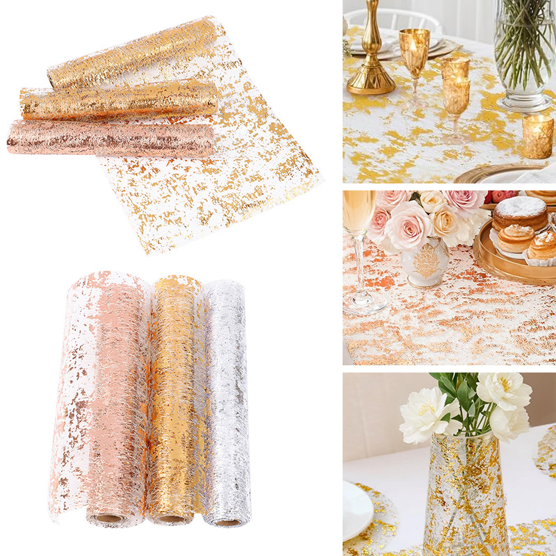 Metallic Gold Table Runner Seq - Table Runner Sequin 评论和价格