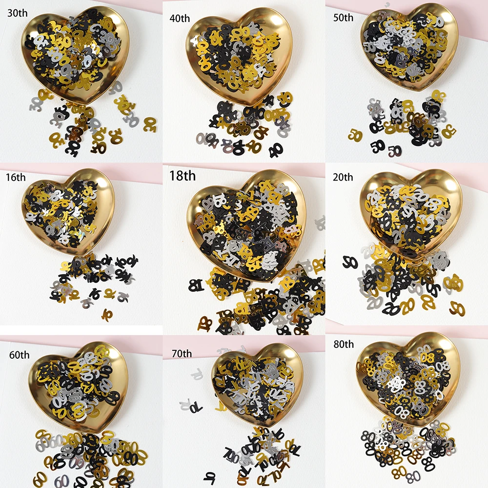 15G Mini Number 16/18/20/30/40 - Table Runner Sequin 评论和价格