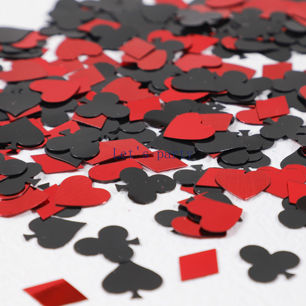 15g/bag Casino Las Vegas Poker - Table Runner Sequin 评论和价格