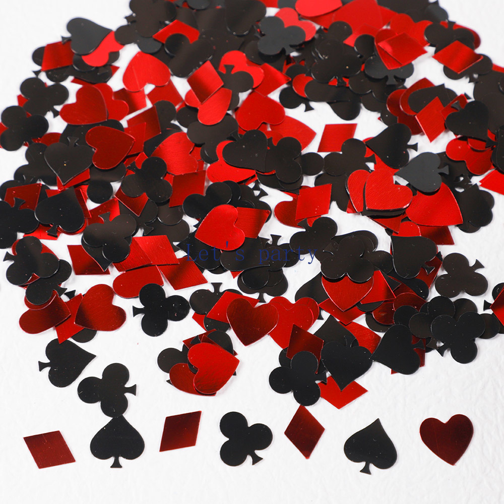 15g/bag Casino Las Vegas Poker - Table Runner Sequin 评论和价格